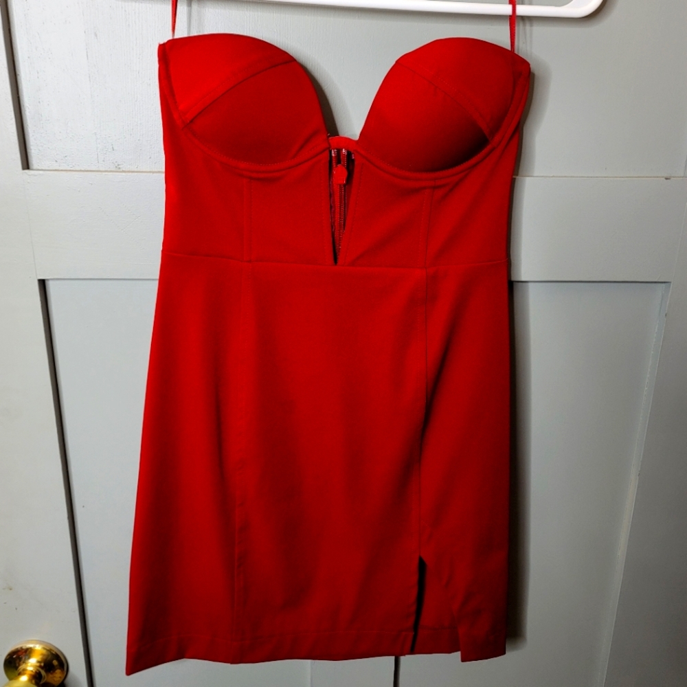 Nasty Gal red mini dress